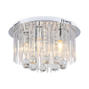 V-tac 24cm mennyezeti designer kristálycsillár, 5 db E14 foglalattal, króm házzal - SKU 23359