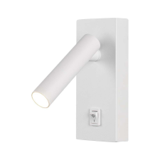 V-tac 2W fali lámpa, állítható fejjel és kapcsolóval, fehér házas, meleg fehér - 10288 világítás