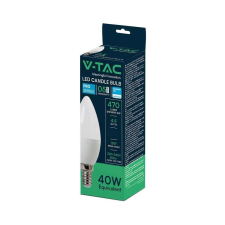 V-tac 4.5W E14 hideg fehér C37 LED gyertya égő - SKU 21173 izzó