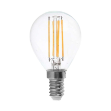 V-tac 4W E14 meleg fehér filament P45 LED égő - SKU 214300 izzó