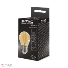 V-tac 4W Retro LED izzó E27 Filament szabadalmi borostyán burkolat G45 2200K - 217100 izzó