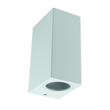 V-tac Biancolight Double-2 oldalfali lámpatest, 2xGU10, fehér kültéri világítás