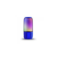 V-tac Bluetooth hangszóró, RGB, akkus USB asztali lámpa (2x3W) - kék hangszóró