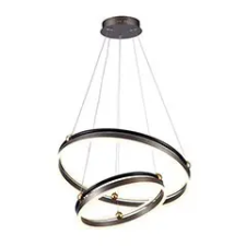 V-tac Design LED csillár (50W), kávé színű - meleg fehér világítás