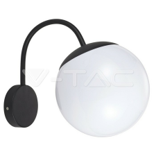 V-tac E27 foglalatos IP44 falra szerelhető lámpatest, fekete házas - SKU 11823 kültéri világítás