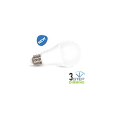 V-tac E27 LED lámpa (9W/200°) Smart - hideg fehér, dimmelhető izzó