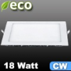 V-tac ECO LED panel (négyzet alakú) 18W - hideg fényű