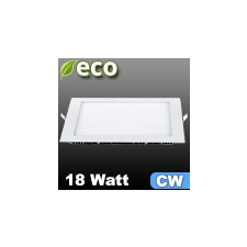 V-tac ECO LED panel (négyzet alakú) 18W - hideg fényű villanyszerelés