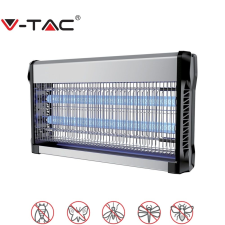 V-tac elektromos rovarölő, szúnyogirtó - szúnyogriasztó UV lámpa, 2x20W - 11182 elektromos állatriasztó