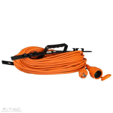 V-tac Falra szerelhető lengőalj (3G1,5mm2) 16A 30 méter narancssárga IP44 - 8815 villanyszerelés
