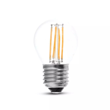V-tac G45 filament LED lámpa izzó 4W, E27, meleg fehér - 214306 izzó