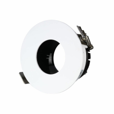 V-tac GU10 LED spotlámpa keret, fehér+fekete billenthető lámpatest - SKU 3157 világítás