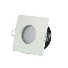 V-tac GU10 LED spotlámpa keret, IP54 fehér fix lámpatest - SKU 3615 világítási kellék
