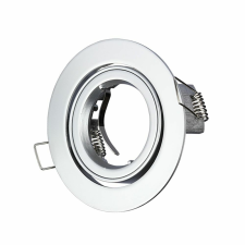 V-tac GU10 LED spotlámpa keret, króm billenthető lámpatest - SKU 3647 világítás