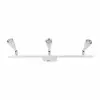  V-TAC háromfejű 13.5W beltéri fehér fali LED lámpa, természetes fehér, 90 Lm/W - SKU 218272