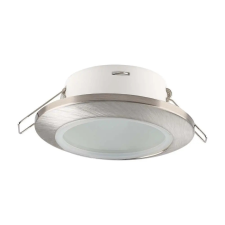 V-tac IP44 LED lámpa spot keret, beépíthető matt króm lámpatest - 6700 világítás