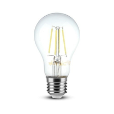 V-tac LED lámpa , égő , izzószálas hatás , filament , körte , E27 foglalat ,  6 Watt , meleg... izzó