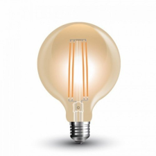V-tac LED lámpa , égő , izzószálas hatás , gömb , E27 foglalat , G95 , 7 Watt , borostyán... világítás