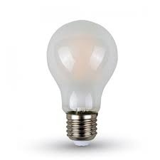 V-tac LED lámpa , égő , izzószálas hatás , körte , E27 foglalat , 7 Watt , meleg fehér ,... villanyszerelés