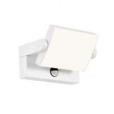 V-tac LED lámpatest , oldalfali , mozgásérzékelős , 17W , természetes fehér , téglalap , fehér , kültéri , IP65 kültéri világítás