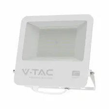 V-tac LED reflektor 100W, hideg fehér, fehér házzal - SKU 23443 kültéri világítás
