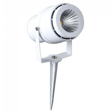 V-tac Leszúrható LED reflektorlámpa 12W - Meleg fehér - fehér kültéri világítás