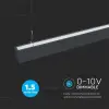 V-tac mennyezetre függeszthető dimmelhető lineáris LED lámpa 120cm 60W természetes fehér - SKU 379