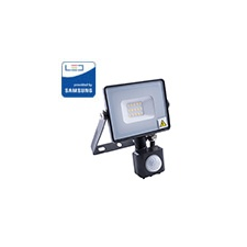 V-tac Mozgásérzékelős PRO-B LED reflektor (10W/100°) meleg fehér kültéri világítás