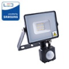 V-TAC Mozgásérzékelős PRO-B LED reflektor (30W/100°) meleg fehér