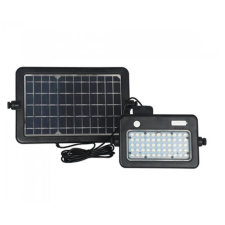 V-tac Napelem + akkus LED reflektor, hordozható, mozgásérzékelős - term fehér világítás