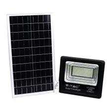 V-tac napelemes LED reflektor 40W hideg fehér 20000 mAh - SKU 94026 kültéri világítás