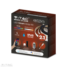 V-tac RGB+W LED szalag szett wifis smart vezérlővel és tápegységgel IP65 - 2628 villanyszerelés