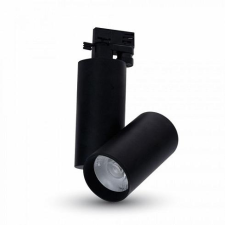V-tac Sínes LED lámpa 3f fekete 30W hideg fehér világítás