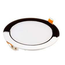 V-tac süllyeszthető mennyezeti kerek króm LED panel 18W hideg fehér - SKU 6348 világítás