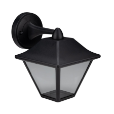 V-tac szögletes kültéri, kerti fali lámpa - fekete - 8686 kültéri világítás