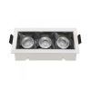 V-tac Szpot LED lámpa (12W /12°) hideg fehér, téglalap forma, süllyesztett, PRO Samsung