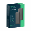 V-tac Szürke 10000mAh powerbank, 30cm Type-C kábellel - SKU 23037