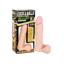 VAC-U-Lock UR3 cock&balls 6inch. felcsatolható eszközök