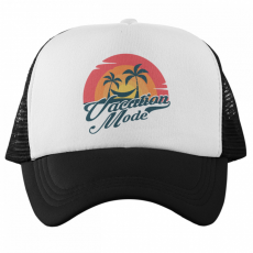  Vacation mode - Trucker Hálós Baseball Sapka