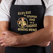  Vadász kötény - Éles ész szuper erő lakástextília