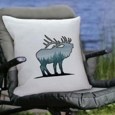  Vadász párna - Szarvas motívummal lakástextília
