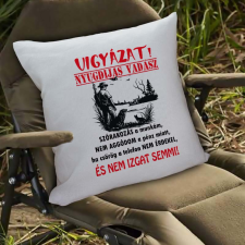  Vadász párna - Vigyázat nyugdíjas vadász lakástextília