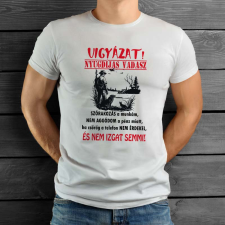 Vadász póló - Vigyázat nyugdíjas vadász női póló