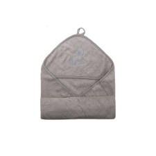  Vaganza Fürdőlepedő hímzett 80×80 - Szürke/Szürke/Kacsa babatörülköző, kifogó