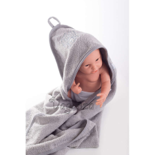 Vaganza Fürdőlepedő hímzett 80×80 - Szürke/Szürke/Oroszlán babatörülköző, kifogó