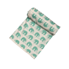 Vaganza Pamut Mintás Takaró 70x90 cm - Fehér/Menta Kaméleonos