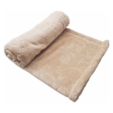  Vaganza takaró wellsoft nyomott mintás 70x90cm Bézs babaágynemű, babapléd