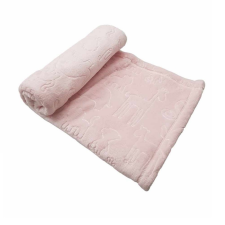 Vaganza Wellsoft Babatakaró Nyomott mintás 100×135 - Rózsaszín babaágynemű, babapléd