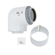 VAILLANT koncentrikus könyök 90° idom PPs/alu 80/125mm hűtés, fűtés szerelvény