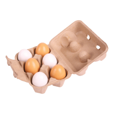Vajdobo Bigjigs Toys-tojásdíszek dobozban 6 db konyhakészlet